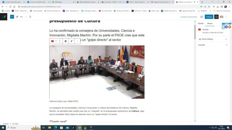 El Gobierno admite un “reajuste” en el presupuesto de Cultura