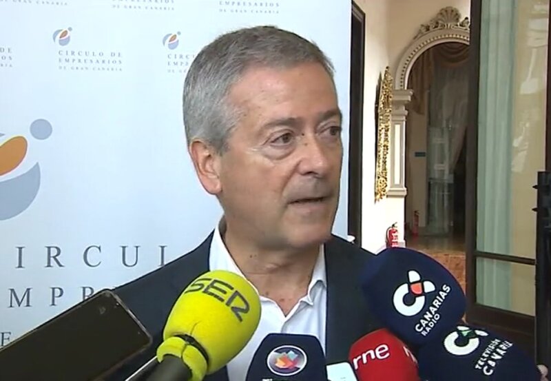 El presidente del Círculo de Empresarios de Gran Canaria, Agustín Manrique de Lara, cree que es un buen momento para mejorar el REF