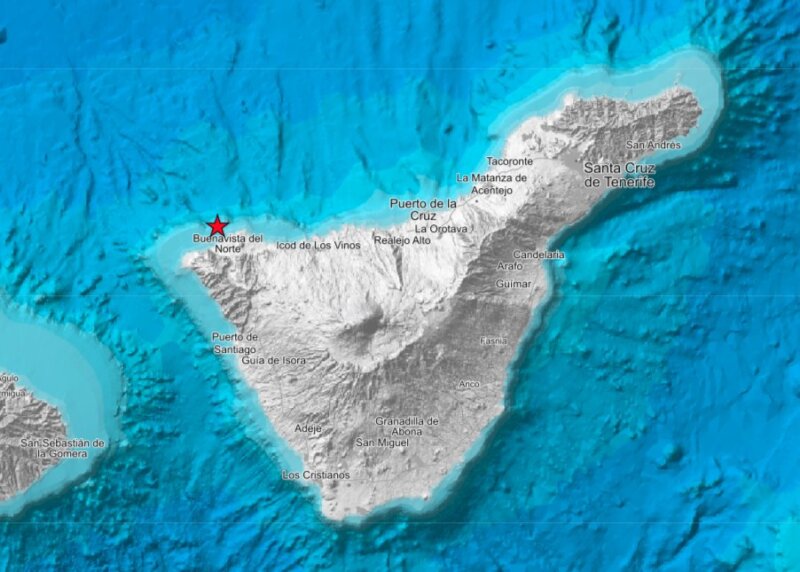 Dos terremotos en Tenerife, uno de magnitud 3,2