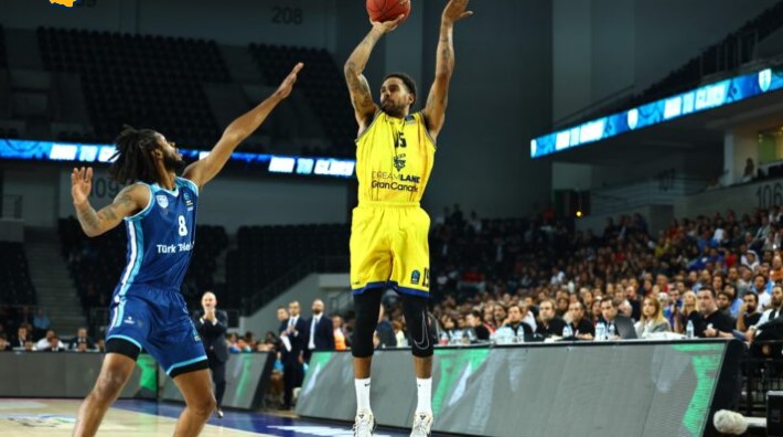 69-82. El Gran Canaria supera al Turk Telekom y se mantiene invicto en Europa