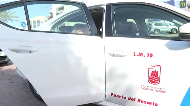 Un taxi en Puerto del Rosario