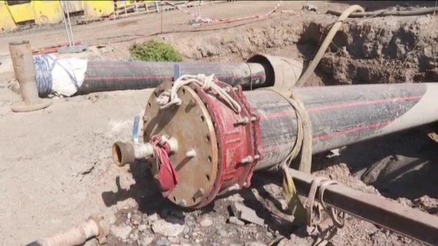 Construcción del cable submarino entre Tenerife y La Gomera