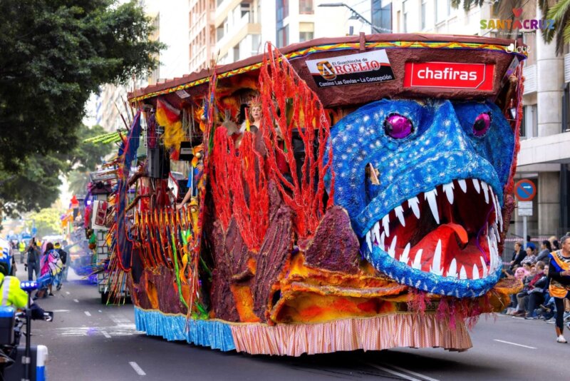 Carroza del Carnaval de Santa Cruz de Tenerife. Imagen cedida por el Ayuntamiento de Santa Cruz de Tenerife