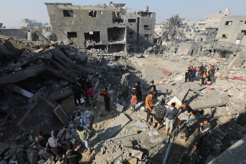 Edificios destruidos en Gaza. EP