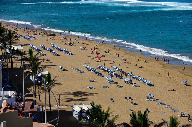 Las playas de Las Palmas de Gran Canaria, reforzadas en socorrismo para el puente de diciembre