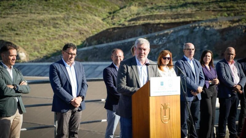 El Gobierno entrega la gestión de la Balsa de Vicario al Cabildo de La Palma