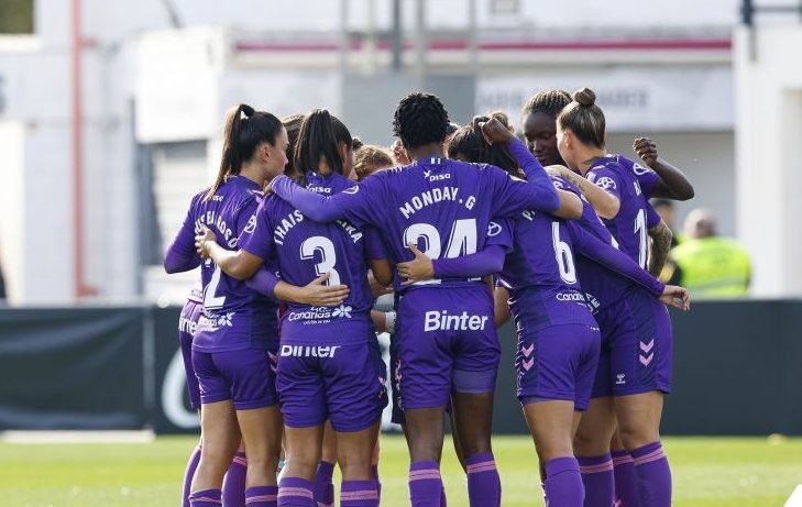 Jugadoras del Costa Adeje Tenerife. Imagen cedida por el club