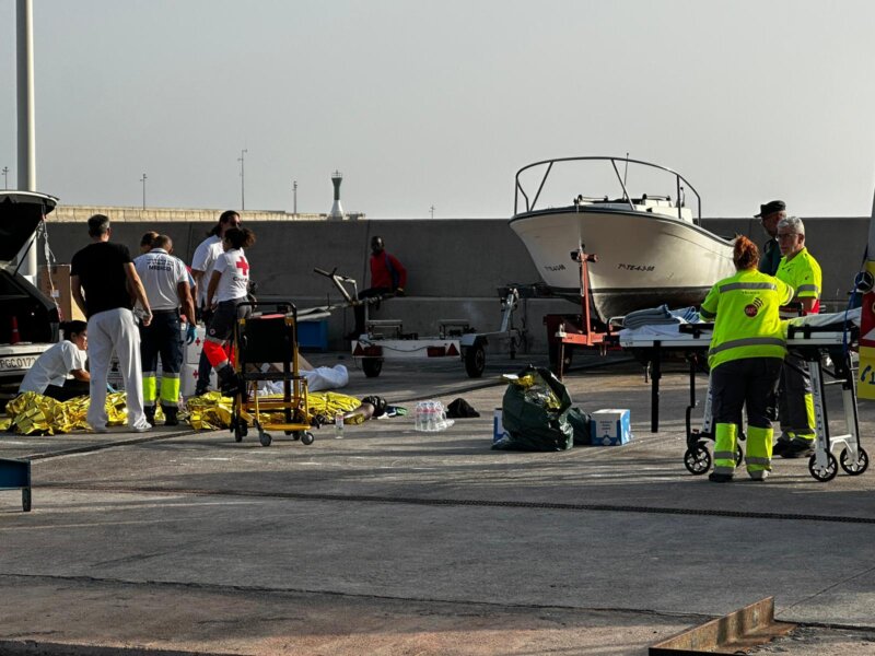 Imagen migrantes que han llegado este sábado 27 de enero a El Hierro. Foto de Eduardo Pulido 