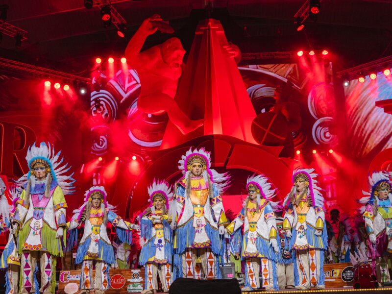 Murga Diablos Locos en el carnaval de Santa Cruz de Tenerife 2024