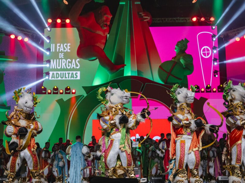 Murga Mamelucos en el concurso del carnaval de Santa Cruz de Tenerife 2024