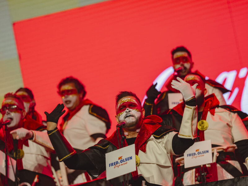 Murga Trabachones en la primera fase del Carnaval de Santa Cruz de Tenerife 2024