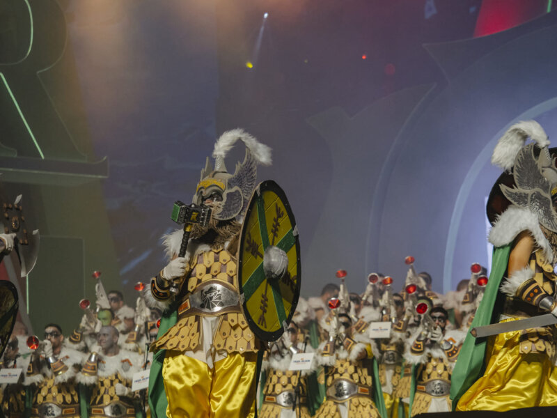 Murga Trapaseros en la primera fase del concurso del carnaval de Santa Cruz de Tenerife 2024