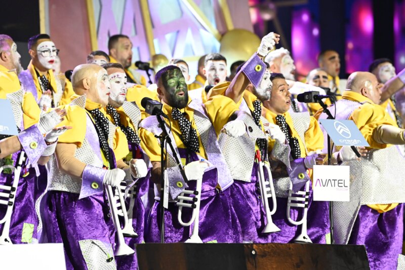 Murga Trapasones carnaval de Las Palmas de Gran Canaria 2024 en la primera fase del concurso 