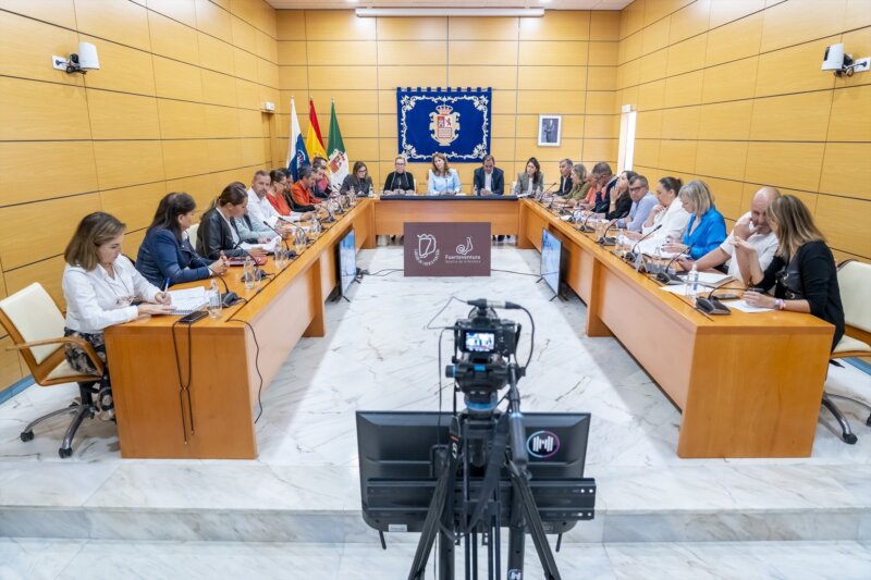 Pleno del Cabildo de Fuerteventura. Imagen cedida