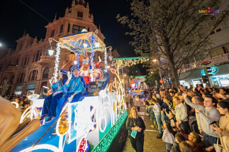 Cabalgata de Reyes en Santa Cruz de Tenerife. Imagen Ayuntamiento de Santa Cruz de Tenerife