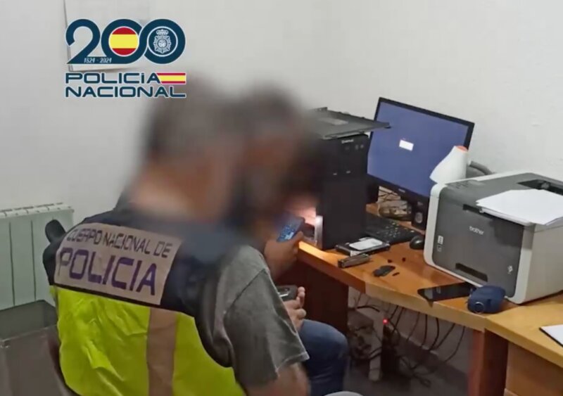 Detenido un depredador sexual en Barcelona. Imagen Policía Nacional
