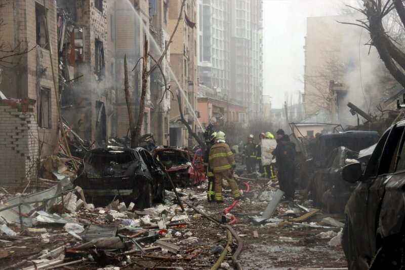 Imagen de archivo de un ataque ruso en Kiev. Imagen: Ukrinform/dpa