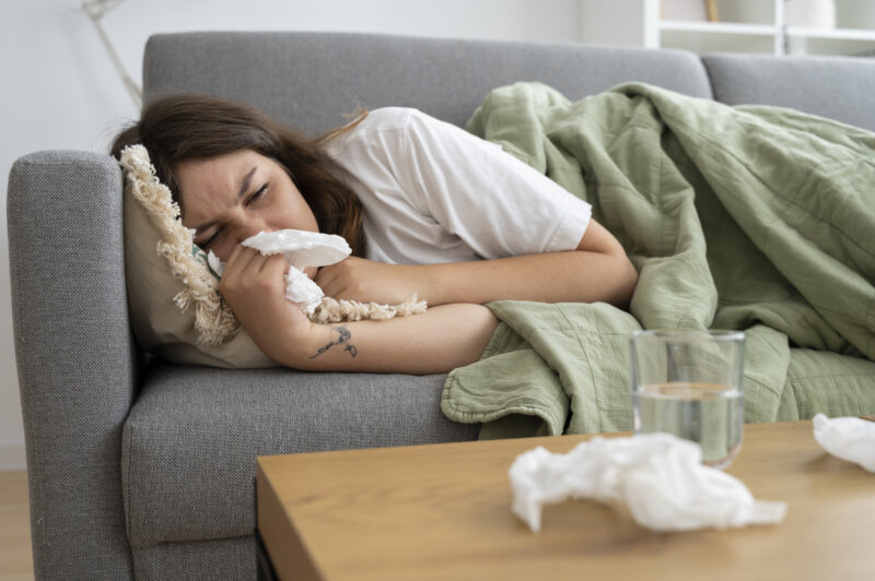 El pico epidémico de la gripe, la tercera semana de enero. Imagen de recurso Freepik