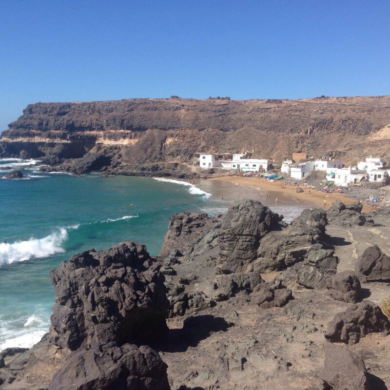 Poblado de Los Molinos en Fuerteventura. Imagen de archivo 