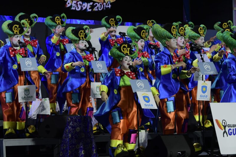 Murga Chismosos carnaval de Las Palmas de Gran Canaria 2024 en la segunda fase del concurso 