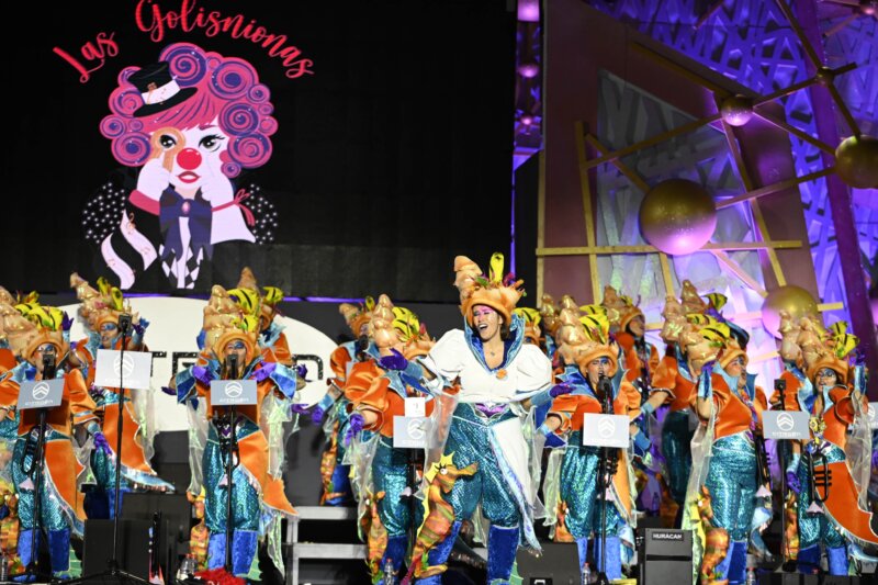 Murga Golisnionas carnaval de Las Palmas de Gran Canaria 2024 en la primera fase del concurso 