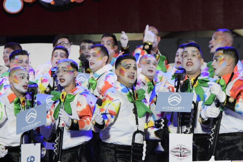 Murga Los Nietos de Sarymanchez en la segunda fase del concurso de murgas de Las Palmas de Gran Canaria 2024