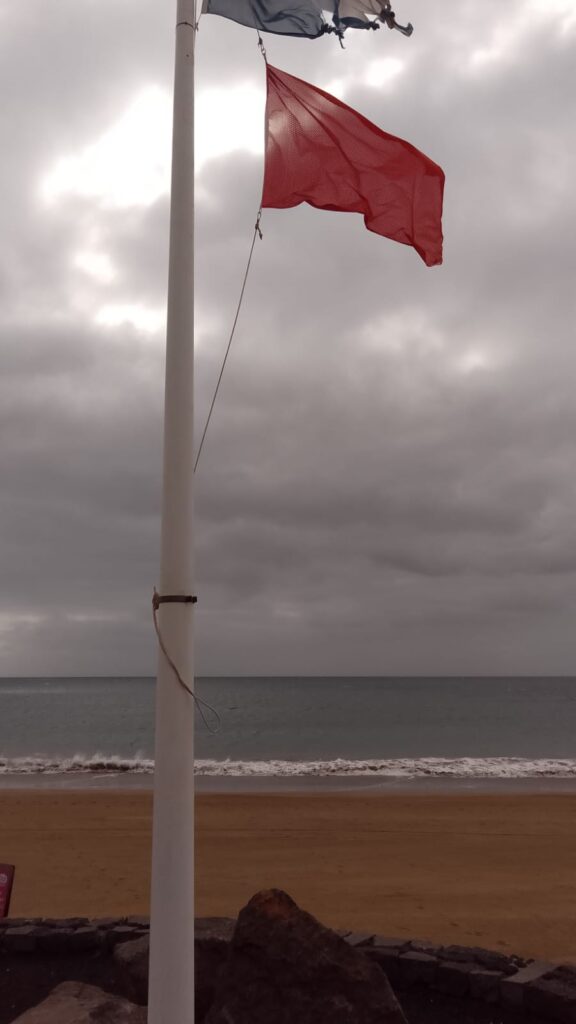 Bandera Roja en Matagorda, Lanzarote