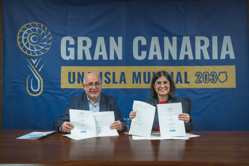 Este viernes 23 de febrero se entregaron los últimos documentos necesarios para formalizar la candidatura de Gran Canaria para el Mundial de 2030
