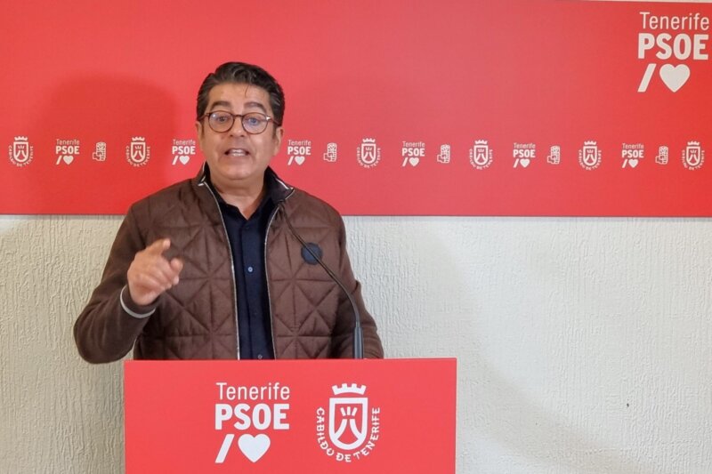 Imagen de Pedro Martín, portavoz del PSOE en el Cabildo de Tenerife