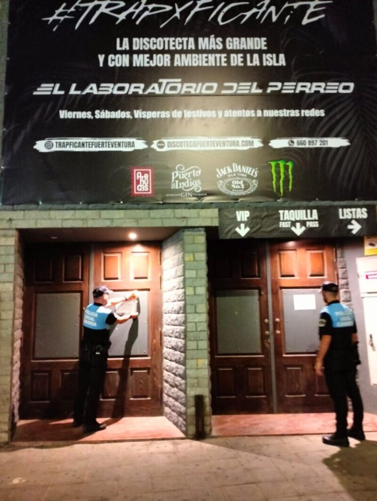 Precintan de forma cautelar un local de ocio nocturno en Puerto del Rosario