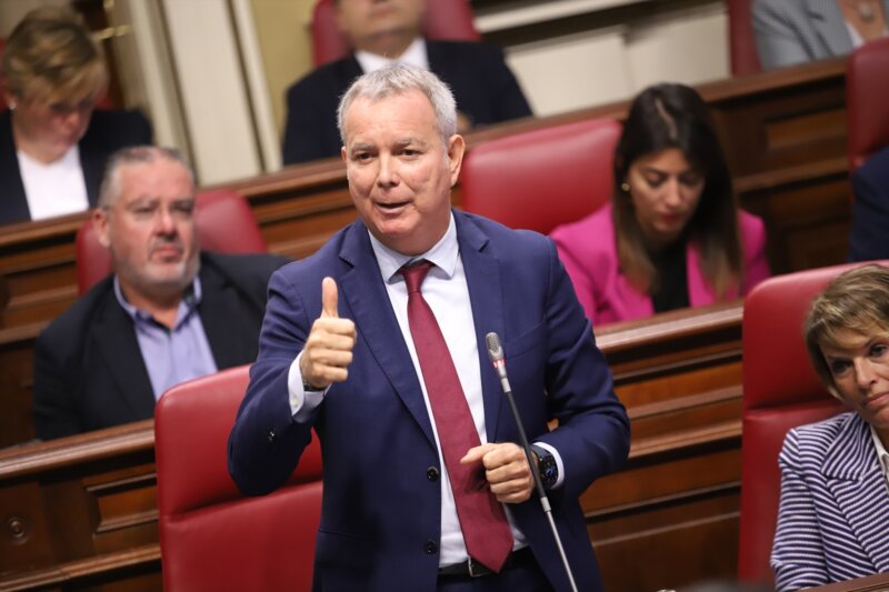 El portavoz del Grupo Parlamentario Socialista, Sebastián Franquis. Imagen PSOE / Europa Press