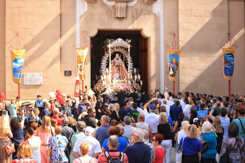 Nuestra Señora de Candelaria. Imagen cedida por el Ayuntamiento de Candelaria