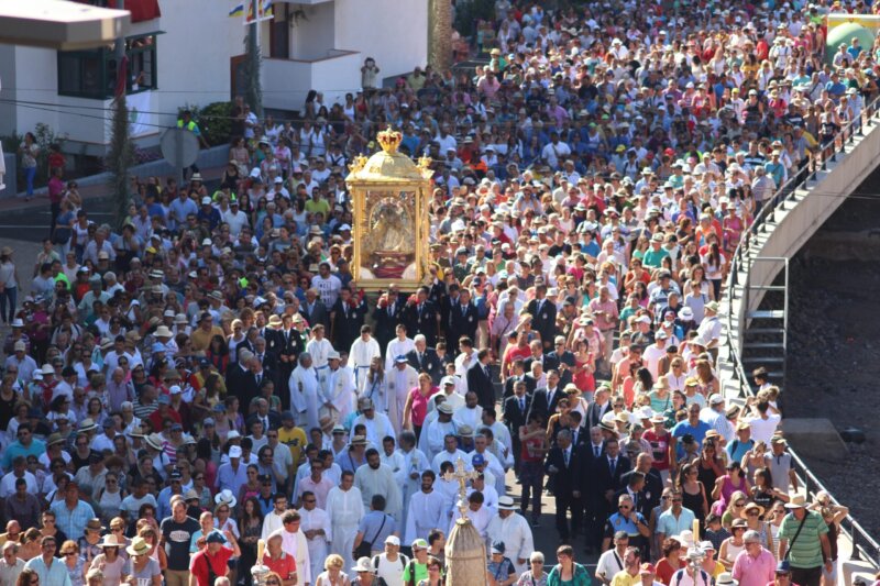 El Gobierno de Canarias declara la Bajada de la Virgen de Las Nieves como Bien de Interés Cultural