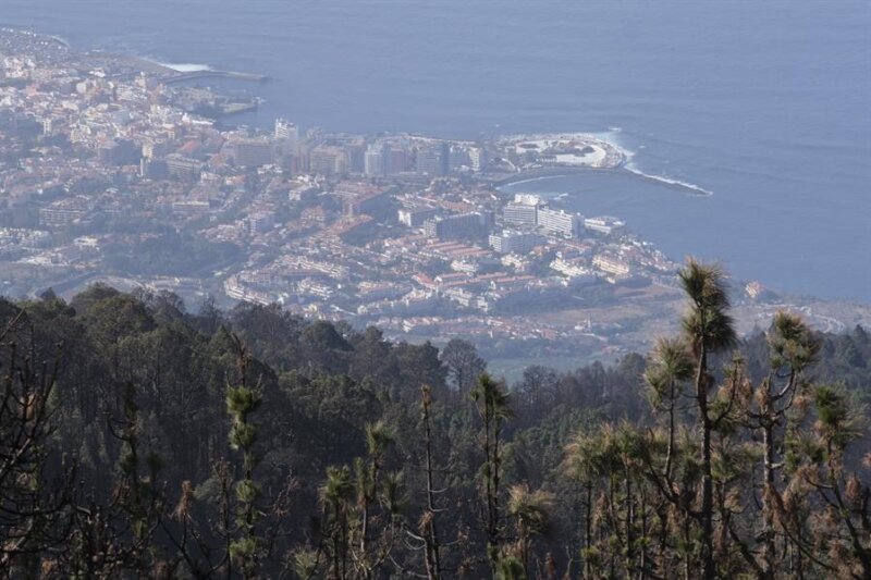 Presencia de calima en el norte de Tenerife a principios de mes. Imagen EFE