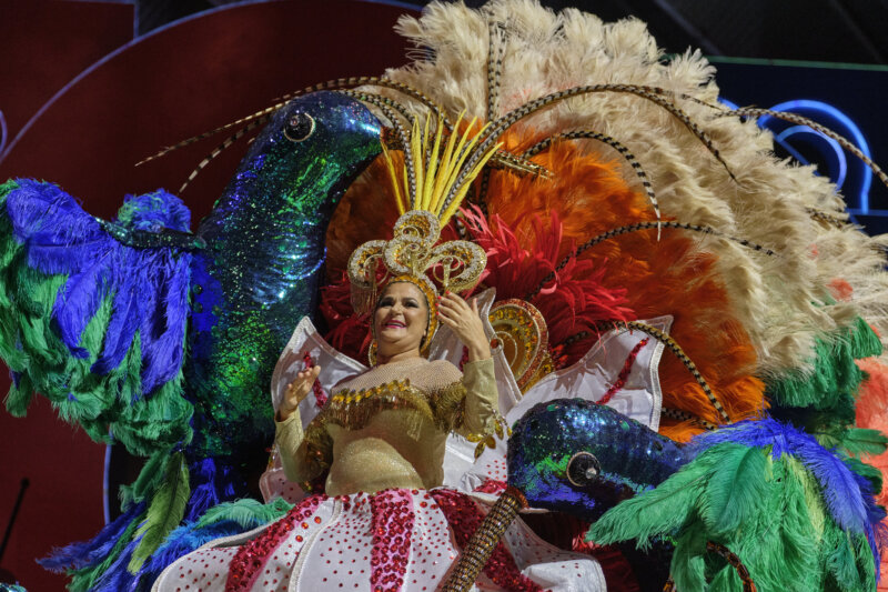 Candidata a Reina de los Mayores 2024 carnaval de Santa Cruz de Tenerife María Esther Gaspar Morales / RTVC / Tomás Rodríguez