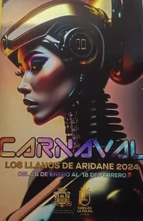 Malestar en Los Llanos de Aridane por elegir un cartel para el Carnaval creado por Inteligencia Artificial