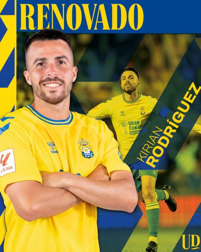 Kirian Rodríguez en la UD Las Palmas hasta 2028