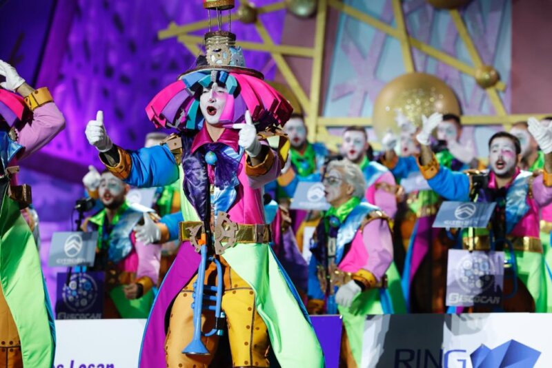 Murga Chancletas en el concurso del carnaval de Las Palmas de Gran Canaria 2024