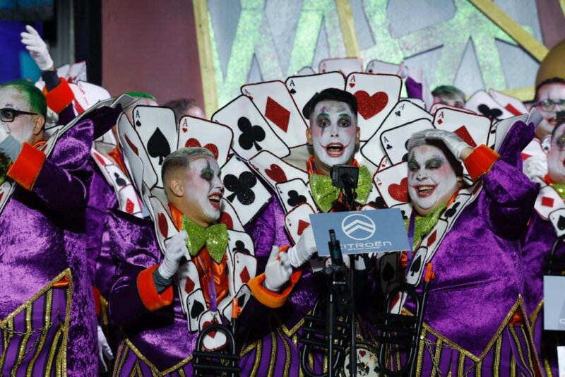 Murga Majaderos en el concurso de murgas de Las Palmas de Gran Canaria 2024