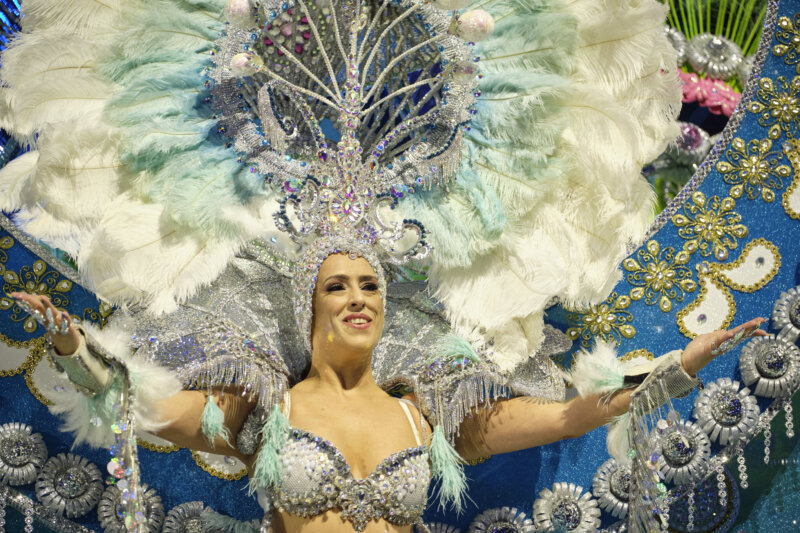 Náyade Martín Delgado, candidata 1 a Reina del Carnaval 2024 / RTVC