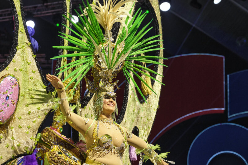 Isabel Ávila Fernández, candidata 3 a Reina del Carnaval de Santa Cruz de Tenerife 2024 / RTVC