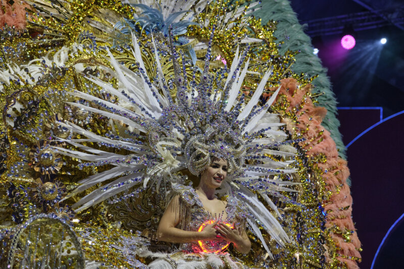 Rosalva Morales Benítez, candidata 5 a Reina del Carnaval de Santa Cruz de Tenerife 2024 / RTVC