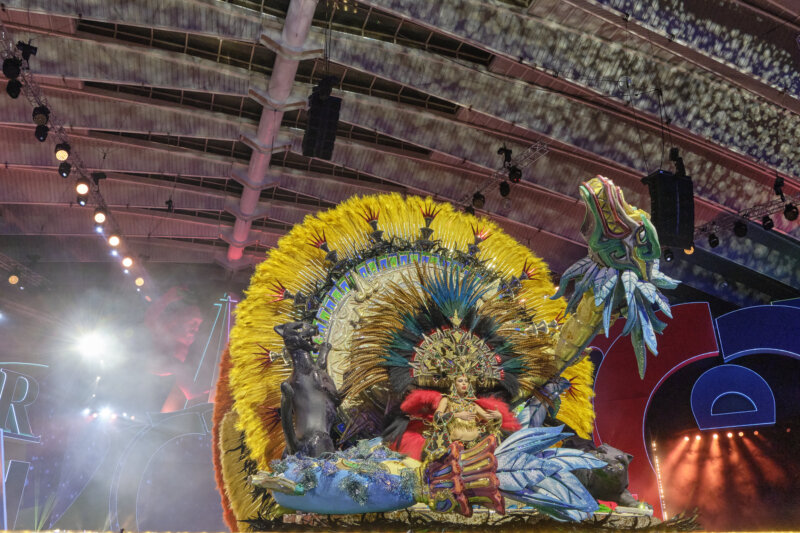 Tamara Martín Gil, candidata 9 a Reina del Carnaval de Santa Cruz de Tenerife 2024 / RTVC