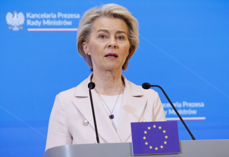 La UE reafirma su apoyo a Ucrania con la visita de Von der Leyen a Kiev