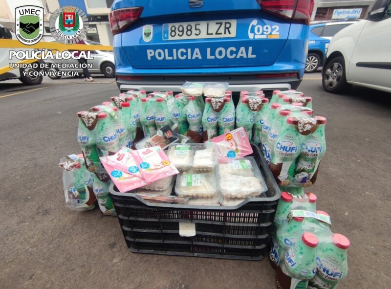 Incautan 252 kilos de alimentos en mal estado que se repartían en Las Palmas de Gran Canaria