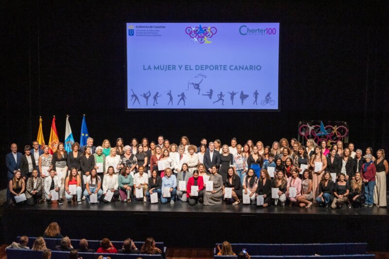 La Gala de la Mujer y el Deporte Canario homenajea a 74 mujeres deportistas 