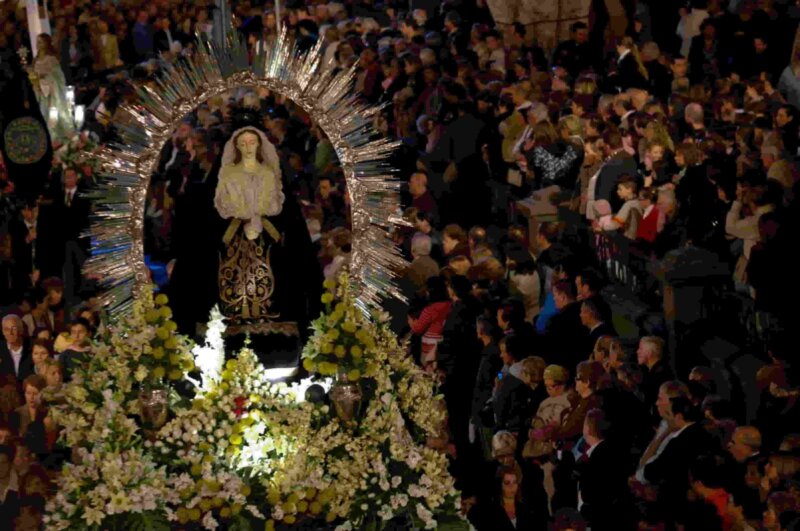 Imagen de La Soledad. Semana Santa de Las Palmas de Gran Canaria. Foto archivo