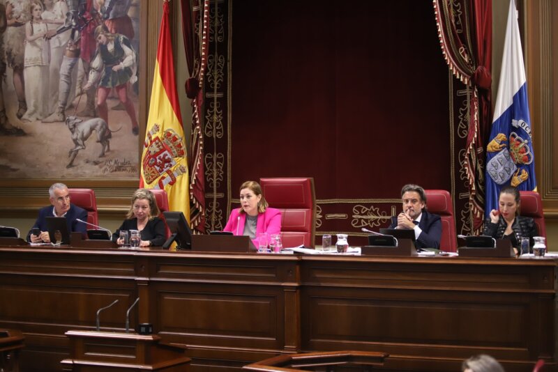 El Parlamento de Canarias vota las propuestas de resolución en la tercera jornada del Debate sobre el Estado de la Nacionalidad Canaria. Imagen Parlamento de Canarias
