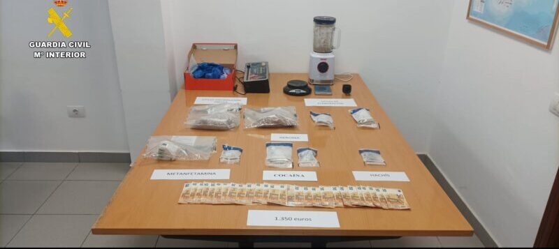 Desarticulado punto de venta de drogas en Gran Canaria a raíz de un robo