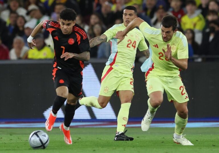 1-0. Colombia supera a España en Wembley